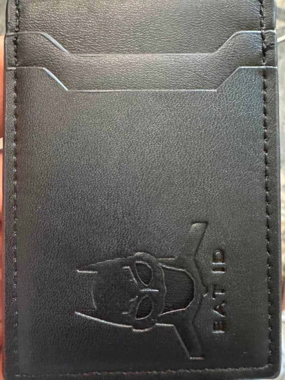 Bat ID Horizontal Laser Cut Batman Card Holder Wallet Black NIB - Set of 2 - Picture 3 of 6